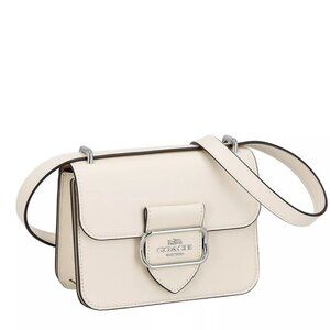 NWT Coach Morgan Square Crossbody Bag Shoulder Bag in White Cream